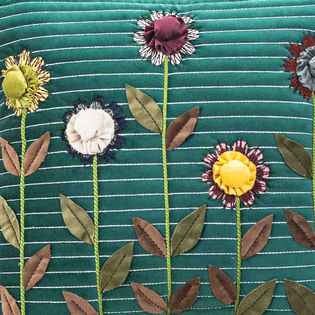Captivating Flower Bloom Cushion Cover