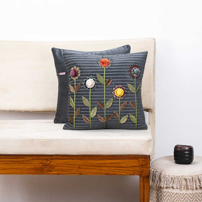 Captivating Flower Bloom Cushion Cover