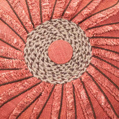Premium Handmade Jute Chakri Cushion Cover