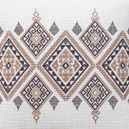 Premium Heritage Embroidery Center Cushion Cover