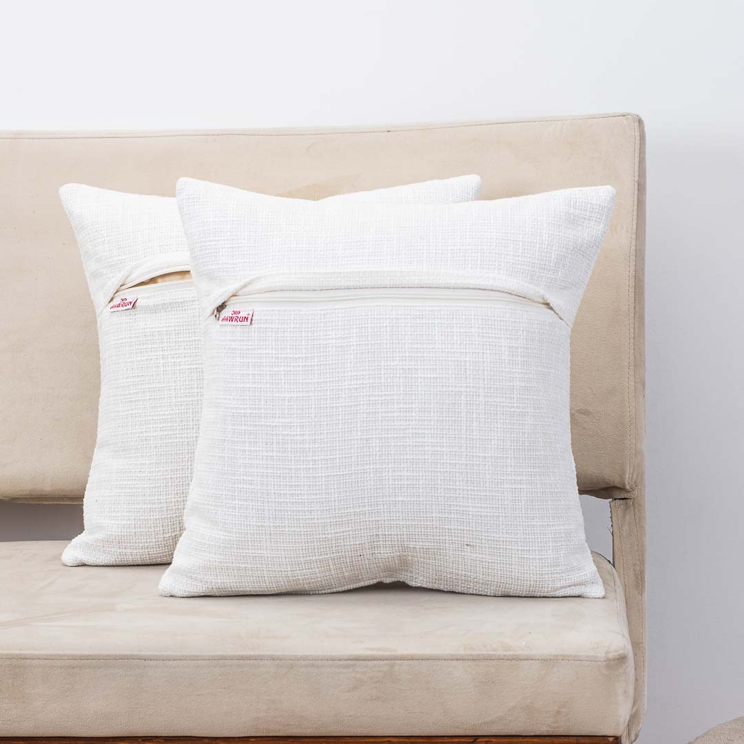 Premium Heritage Embroidery Center Cushion Cover