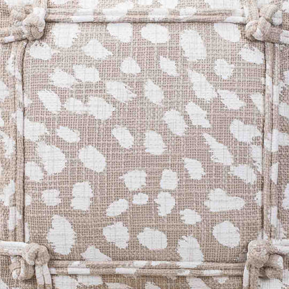 Premium Slub Cotton Four Knots Cushion Cover