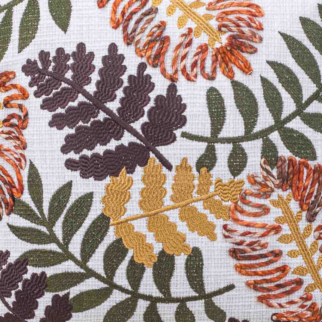 Premium Leaves Tapestry Embroidery Cushion Cover