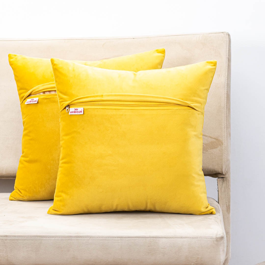 Premium Folk Lodge Bird Cushion Cover