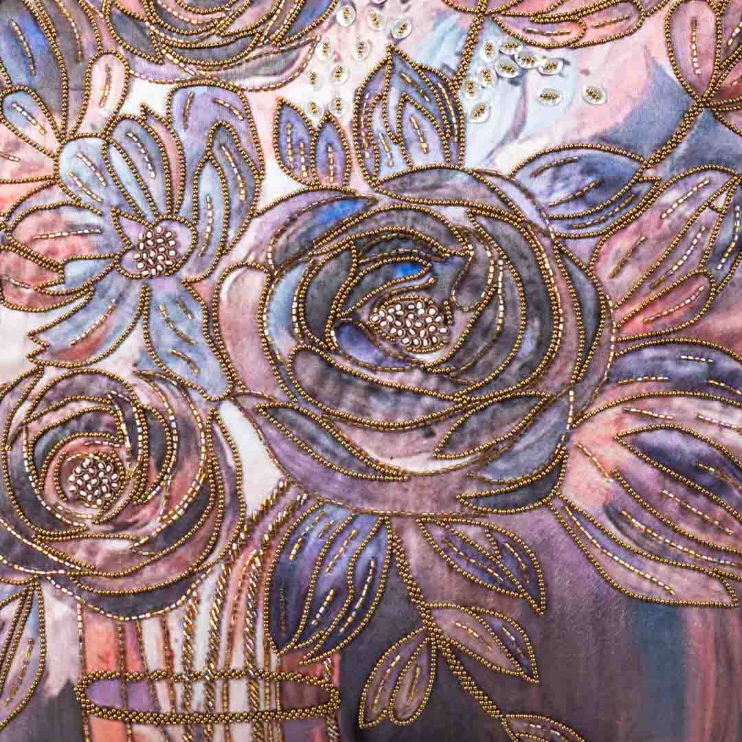 Premium Rose Bouquet Cushion Cover