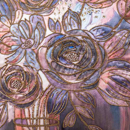 Premium Rose Bouquet Cushion Cover