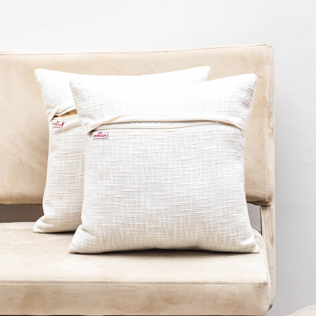 Premium Asian Multi Paisley Embroidery Cushion Cover