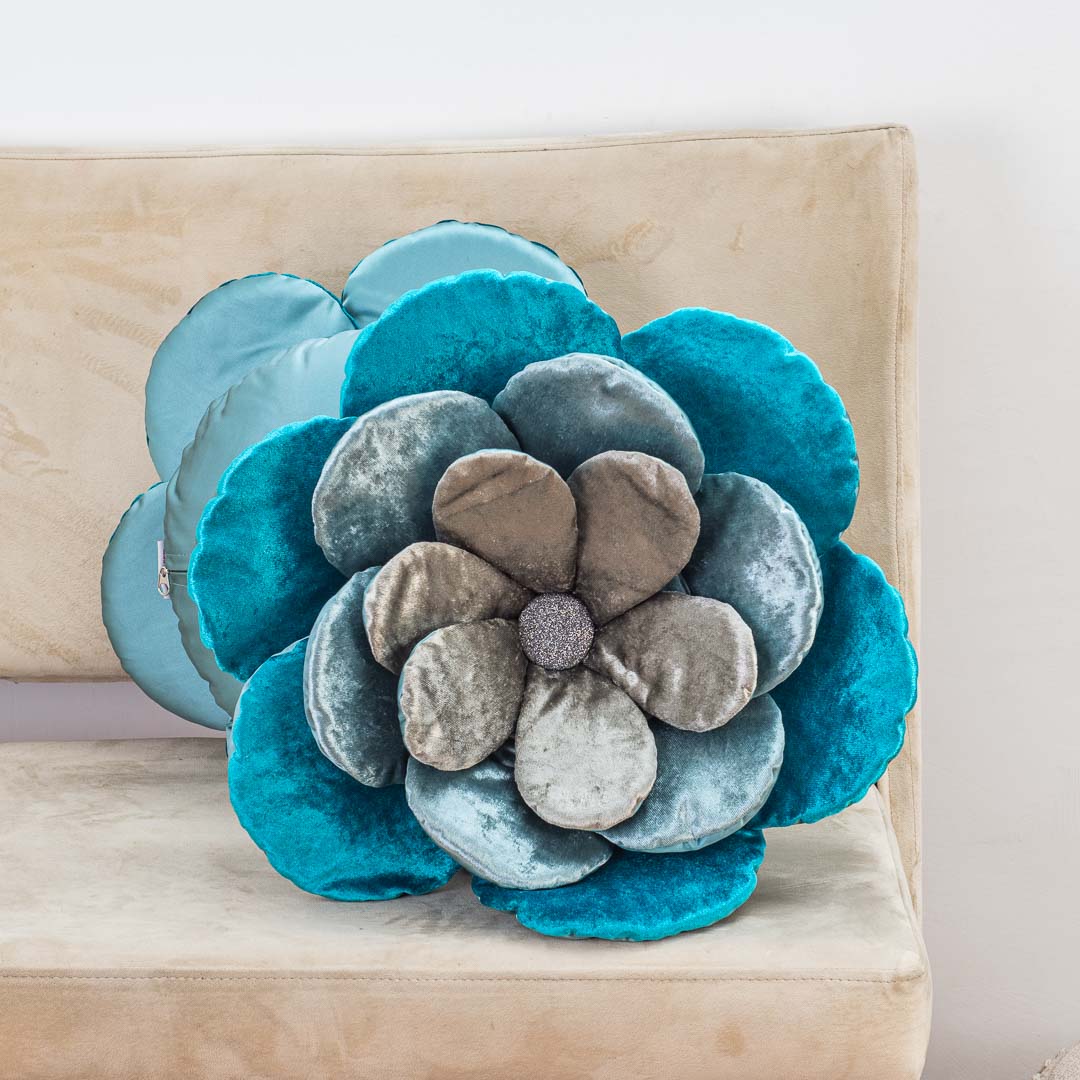 Charming Rose-Shaped Cushion Cover