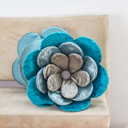 Charming Rose-Shaped Cushion Cover