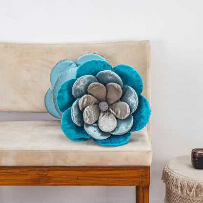 Charming Rose-Shaped Cushion Cover