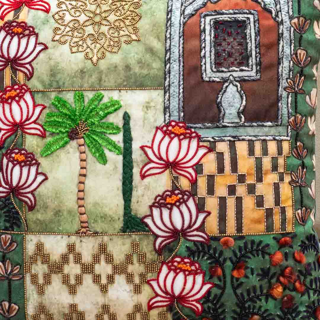 Premium Palace Garden Cushion Cover
