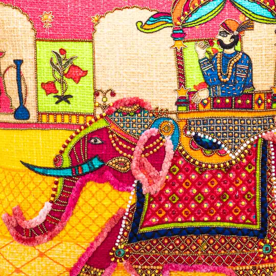 Premium Royal Caravan Cushion Cover