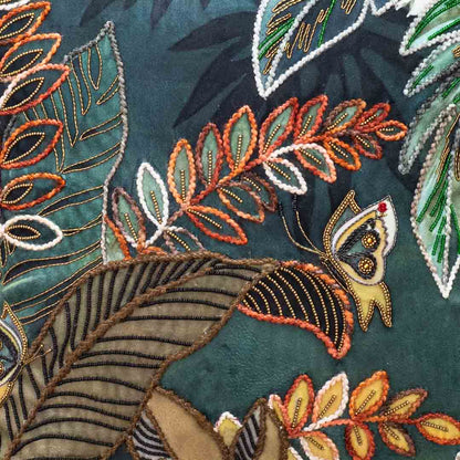 Premium Emerald Jungle Cushion Cover