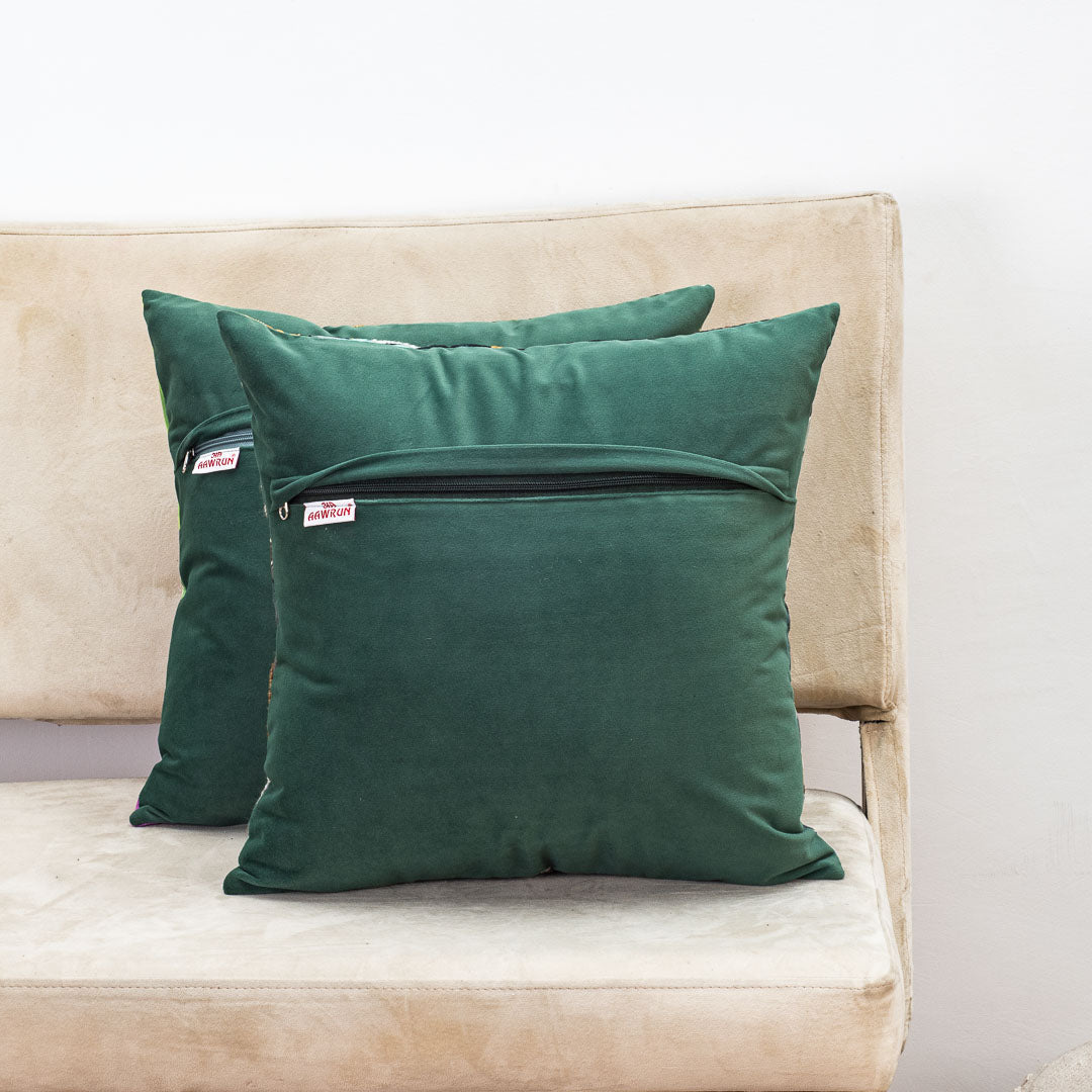 Premium Emerald Jungle Cushion Cover