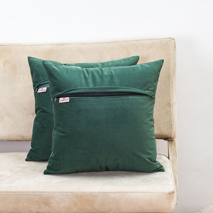 Premium Emerald Jungle Cushion Cover