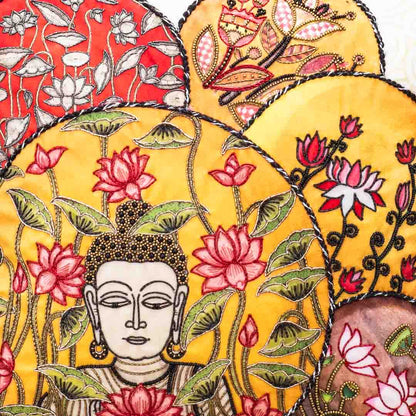 Premium Buddha Bloom Cushion Cover