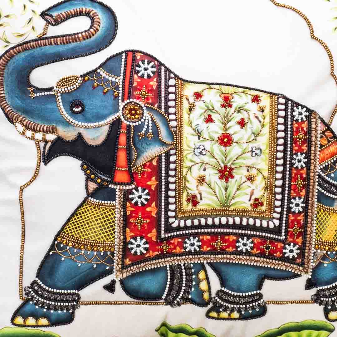 Premium Lotus Maharaja Cushion Cover