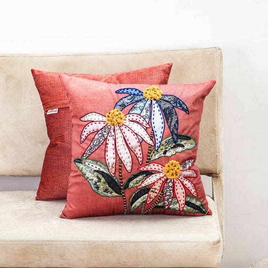 Premium Bloomcraft Petals Cushion Cover