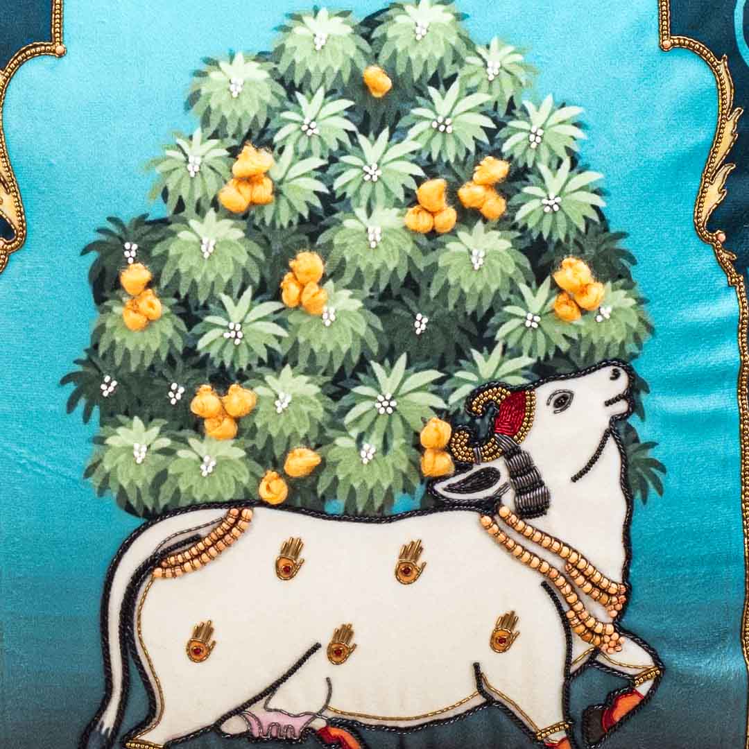 Premium Kaamdhenu Cushion Cover
