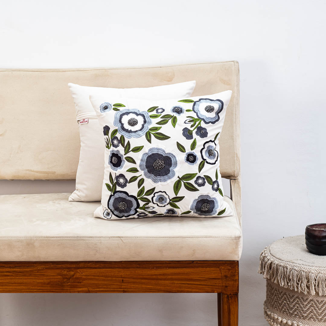 Premium Evergeen Floral Cushion Cover