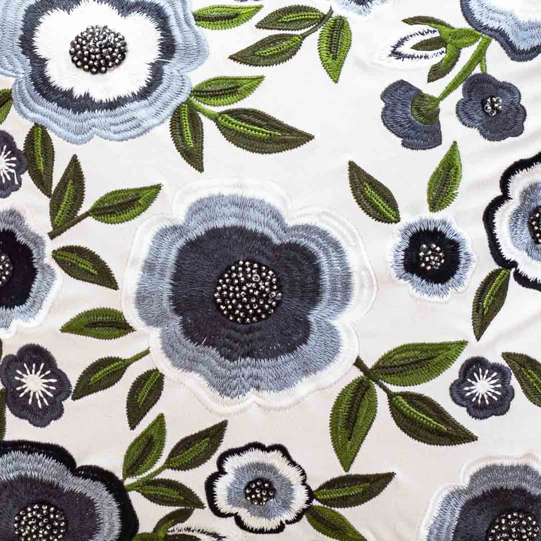 Premium Evergeen Floral Cushion Cover