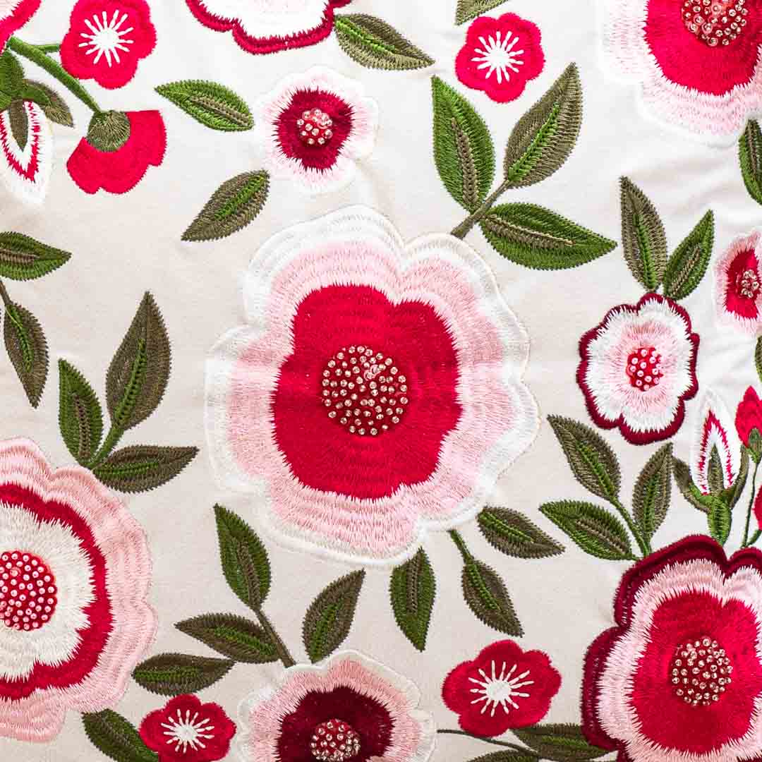Premium Evergeen Floral Cushion Cover