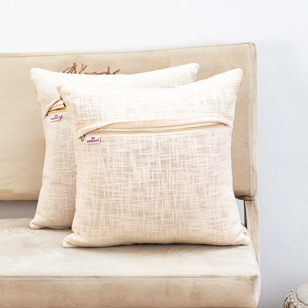 Symphony Stitch Embroidery Cushion Cover