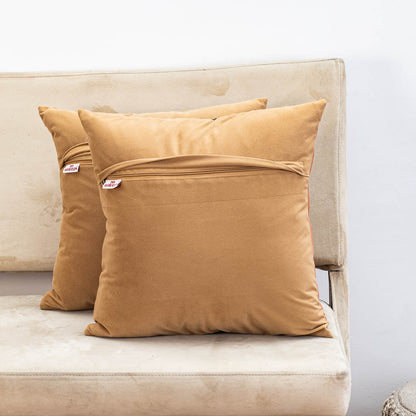 Premium Handcrafted Lotus Cushion Cover