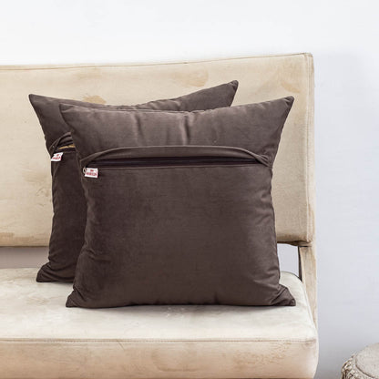 Premium Royal Cow & Lotus Ring Cushion Cover