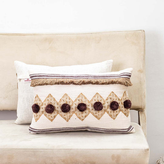 Premium Earthen Tangles Cushion Cover Design Two