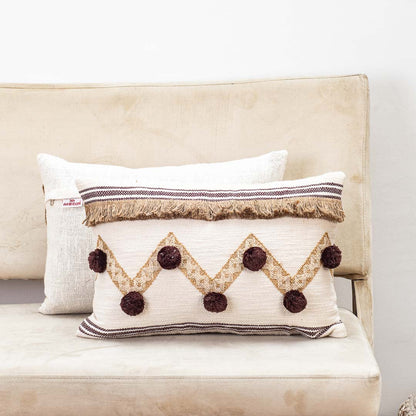 Premium Earthen Tangles Cushion Cover Design One