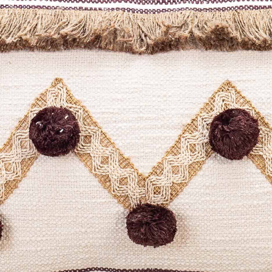 Premium Earthen Tangles Cushion Cover Design One