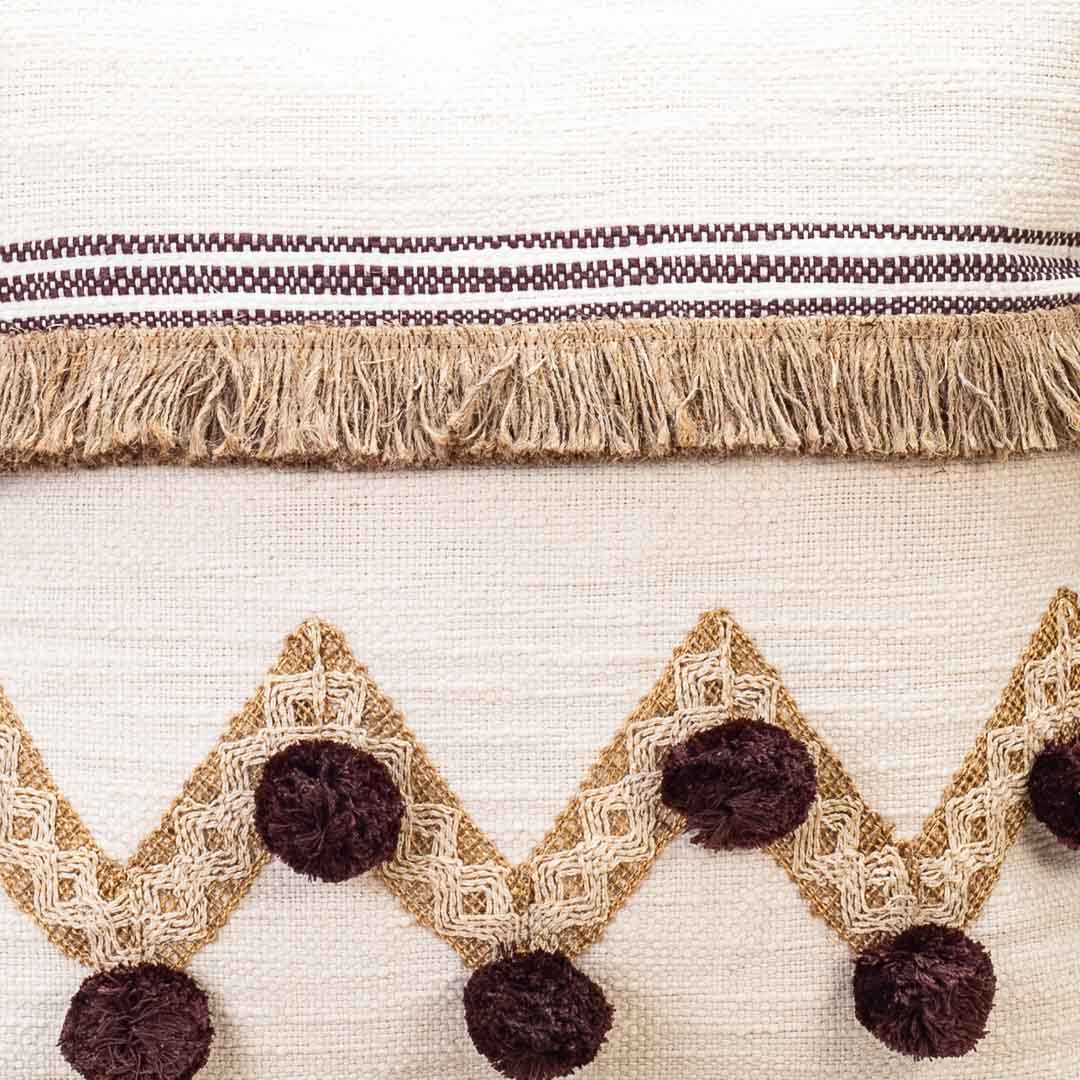Premium Earthen Tangles Cushion Cover Design One