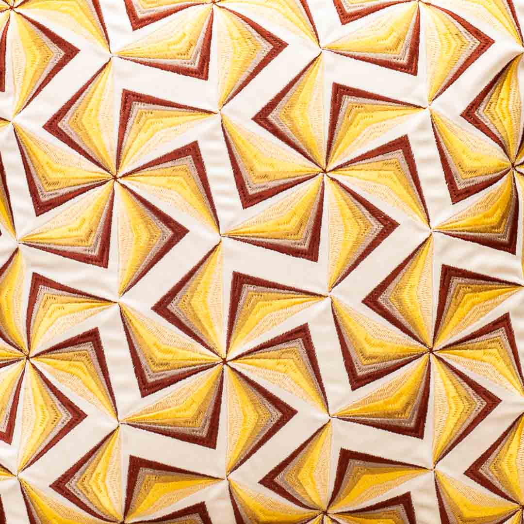 Premium 3D Prism Embroidery Cushion Cover
