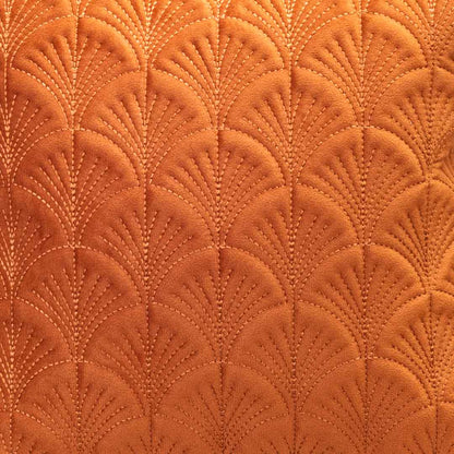 Premium self Embossed Leaf Design Cushion Cover