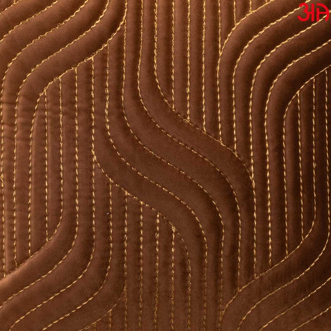 Vapour Pattern Zari Velvet Cushion Covers