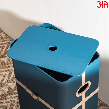 Buckle Design Laundry Box (16x11x24) Inch
