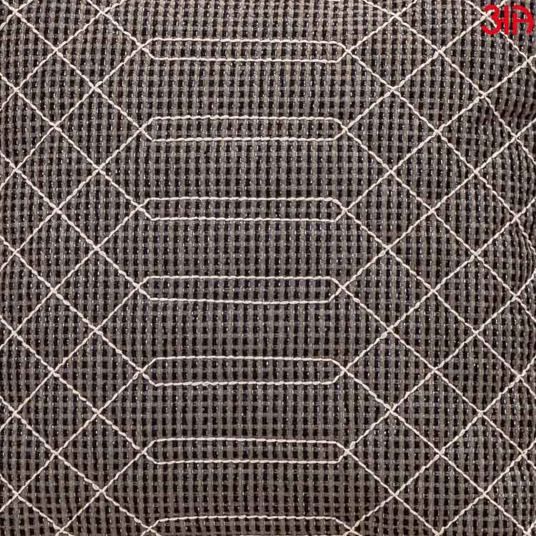 Geometric pattern black cushion3