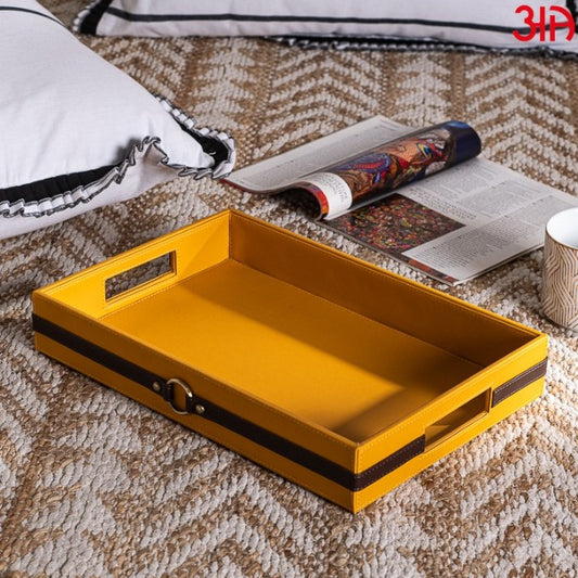 TRAY0062 RING DGN TRAY YELO-BRN