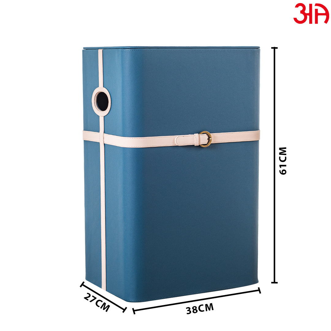 Buckle Design Laundry Box (16x11x24) Inch
