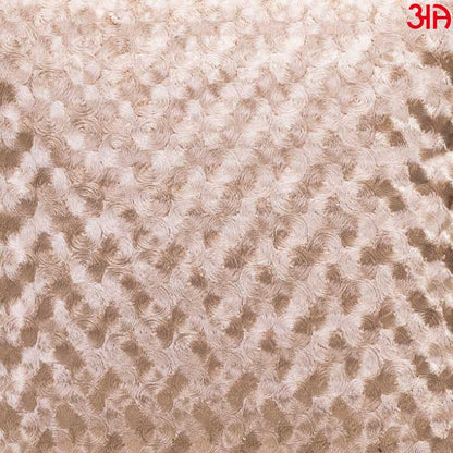 beige rose fur cushion cover3