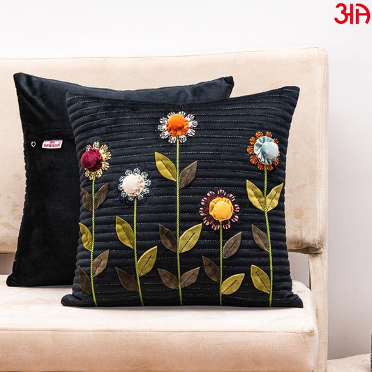 Flower Bloom Throw Pillow Cover