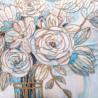 Premium Rose Bouquet Cushion Cover