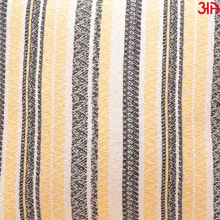 yellow beige black cotton cushion3