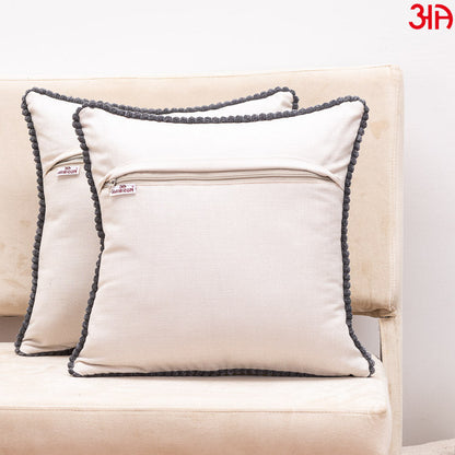 yellow beige black cotton cushion4