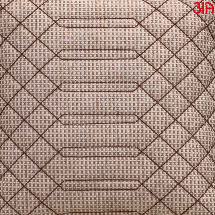 Geometric pattern beige cushion3