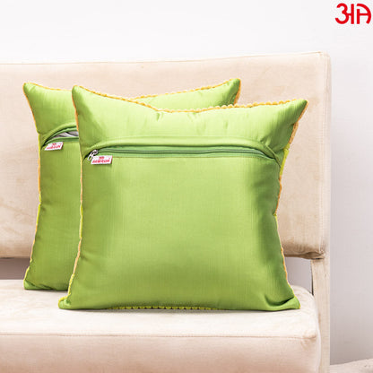 Colorful Striped Fur Cushion Cover for Sofa