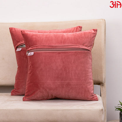 pink Lotus Zari Cushions4